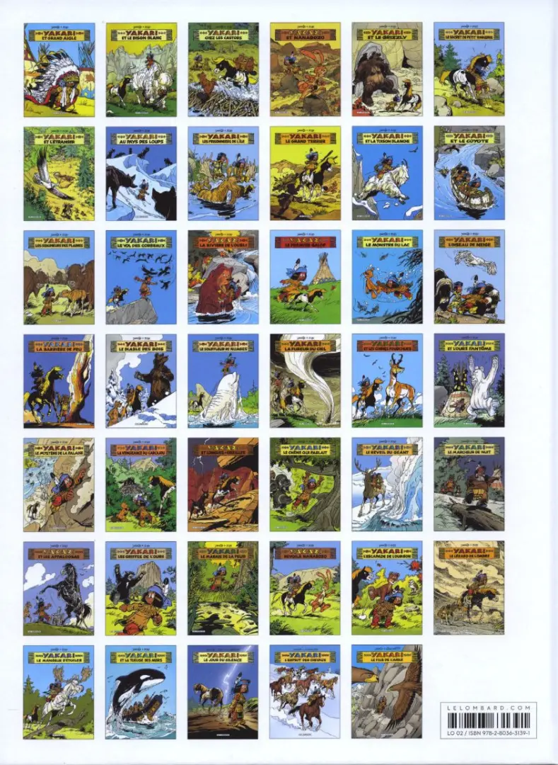 Verso de l'album Yakari Tome 1 Yakari et Grand Aigle