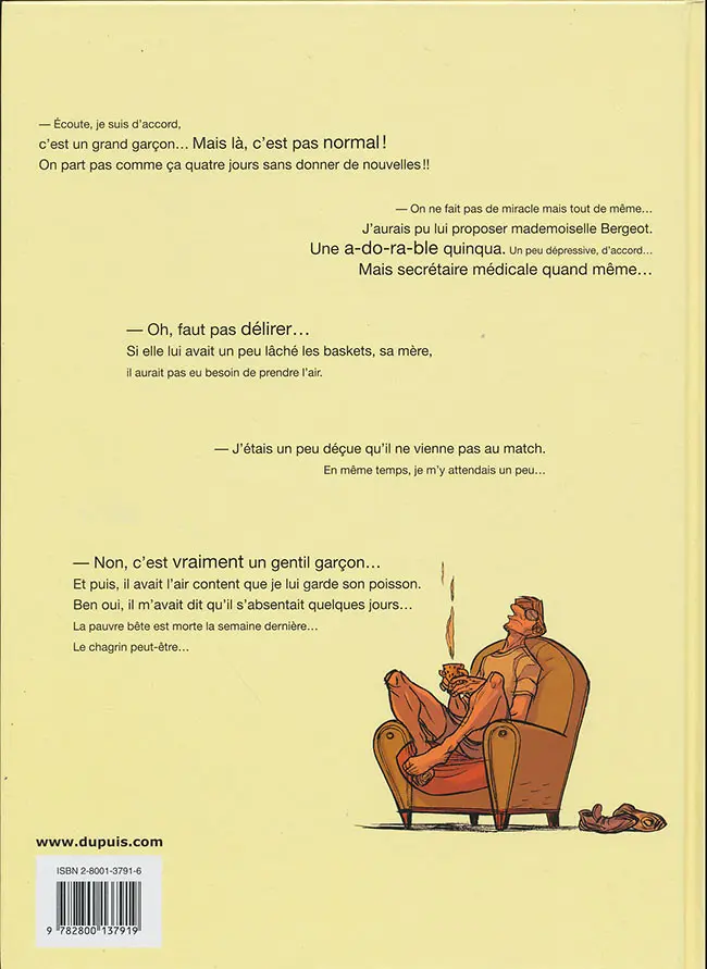 Verso de l'album Les Coeurs solitaires