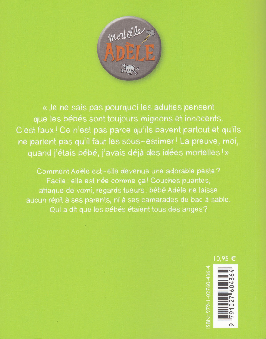 Verso de l'album Mortelle Adèle Tome 14 Prout atomique
