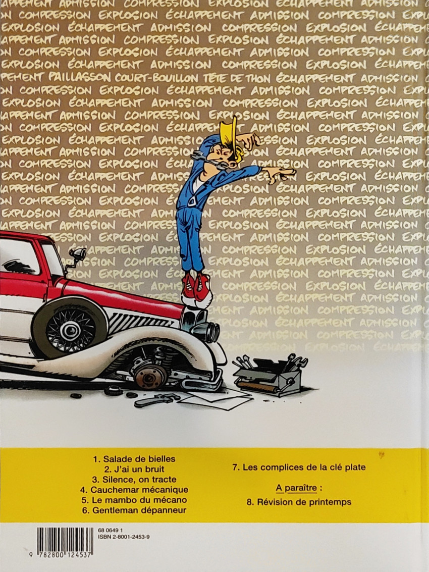 Verso de l'album Garage Isidore Tome 4 Cauchemar mécanique