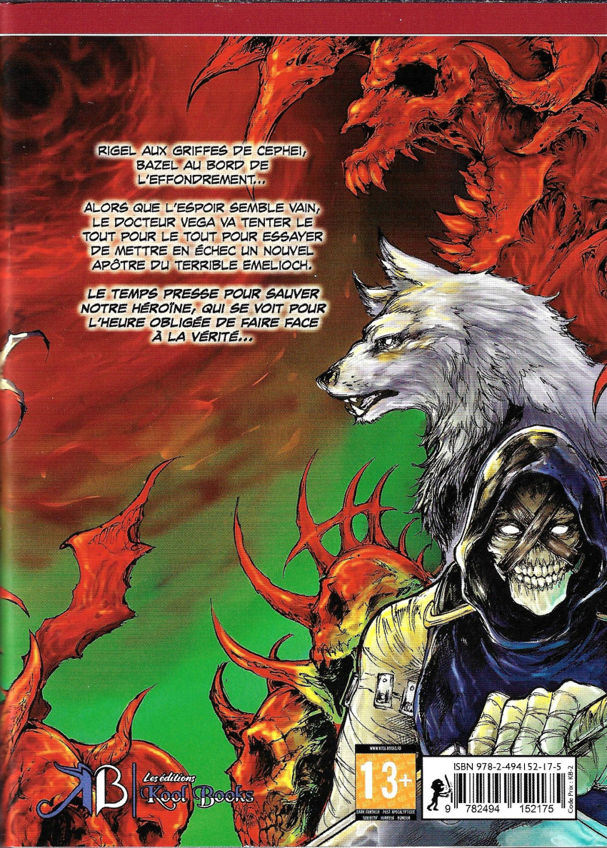 Verso de l'album Rigel afterlife 4