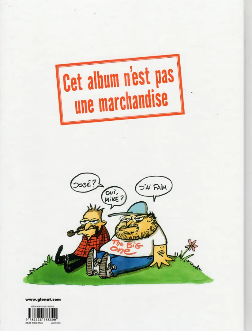 Verso de l'album Il faut tuer José Bové