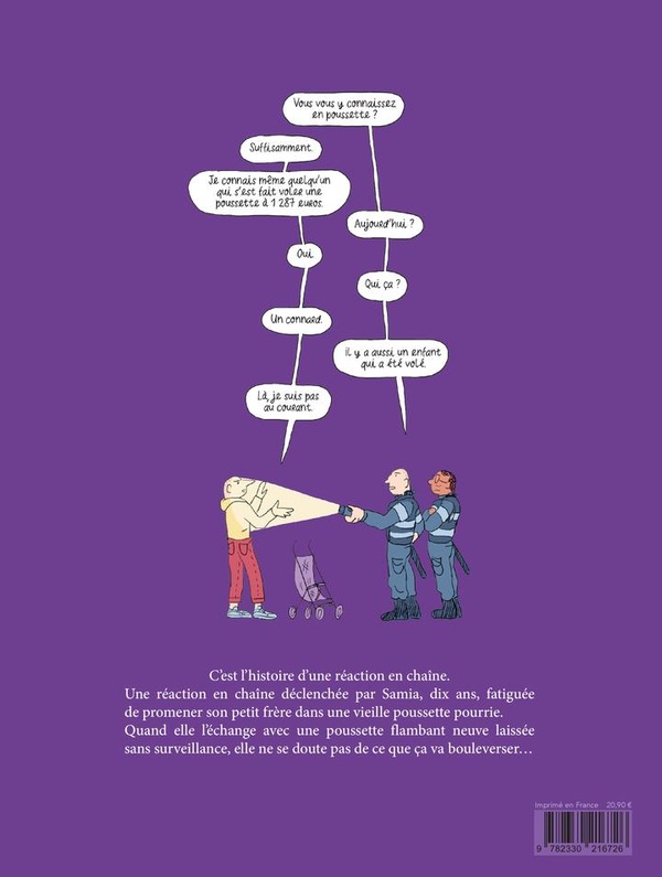 Verso de l'album La Poussette