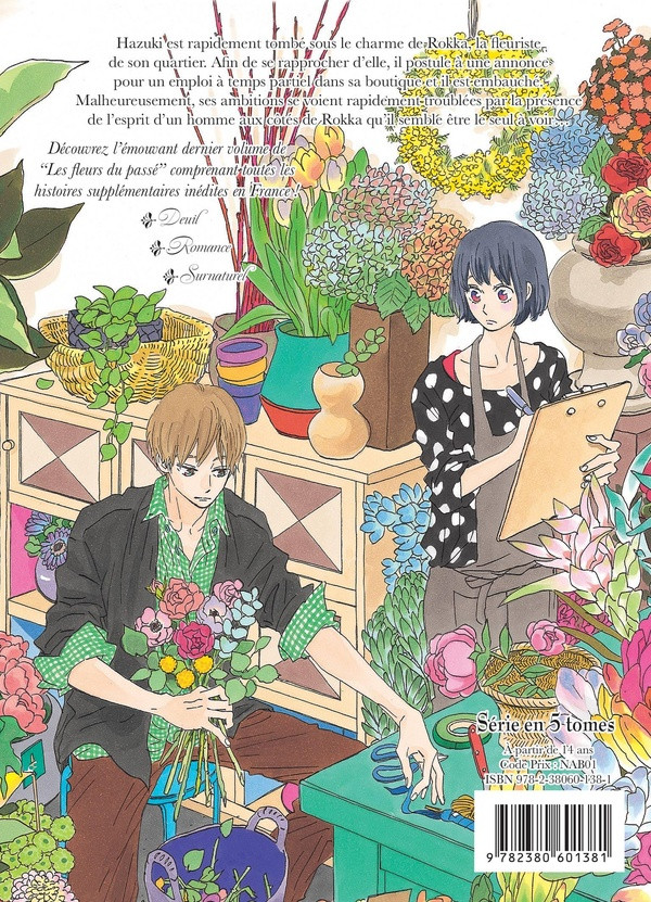 Verso de l'album Les Fleurs du passé 5