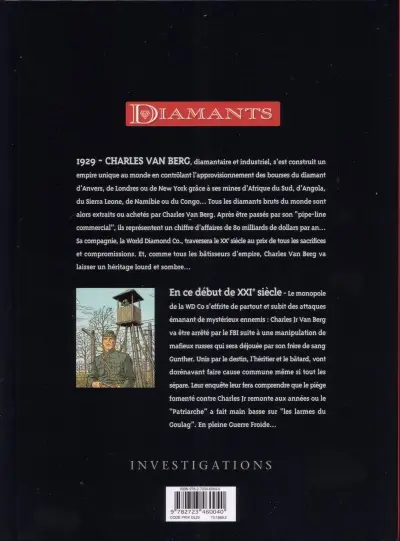 Verso de l'album Diamants Tome 2 Les larmes du goulag