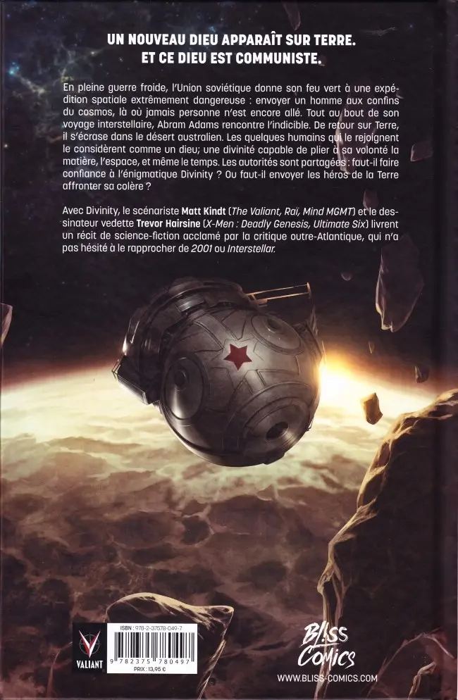 Verso de l'album Divinity I