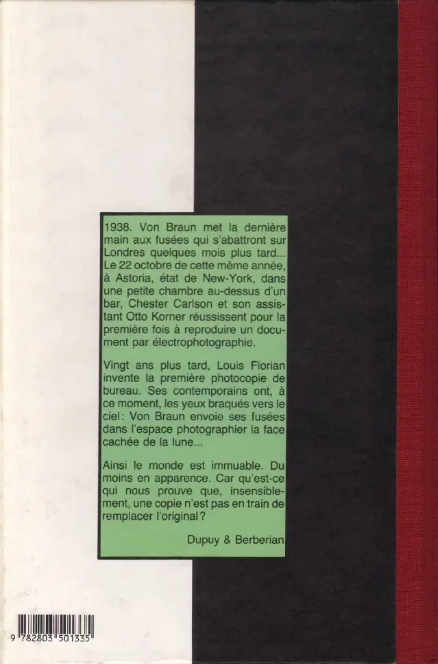 Verso de l'album Doppelgänger.SA