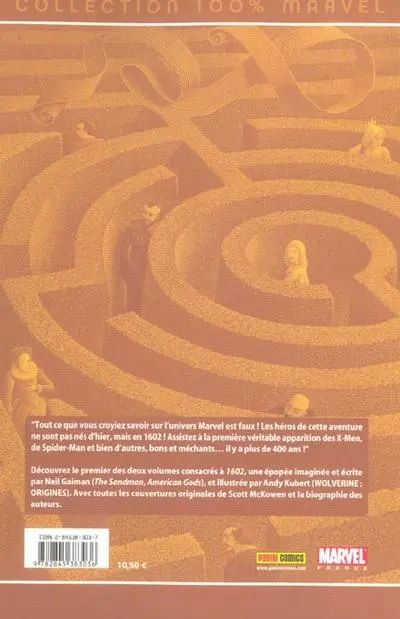 Verso de l'album 1602 Tome 1 Complots et maléfices
