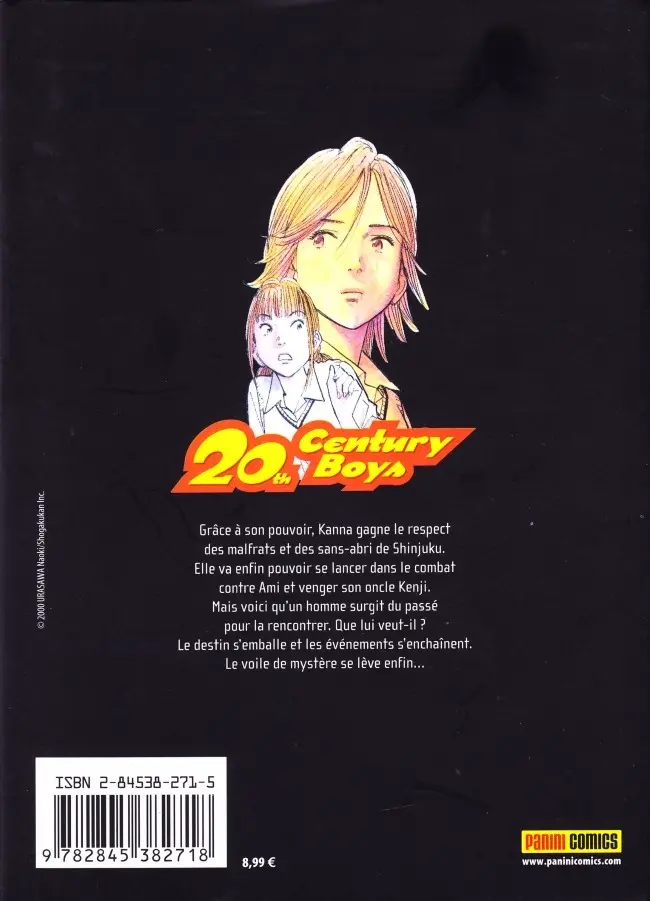 Verso de l'album 20th Century Boys 10
