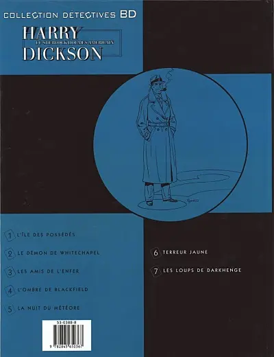 Verso de l'album Harry Dickson Tome 7 Les loups de Darkhenge