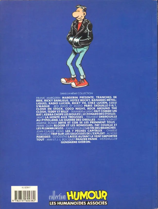 Verso de l'album Lucien Tome 3 Lulu s'maque