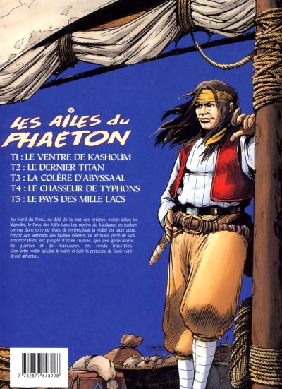Verso de l'album Les Ailes du Phaéton Tome 5 Le pays des mille lacs