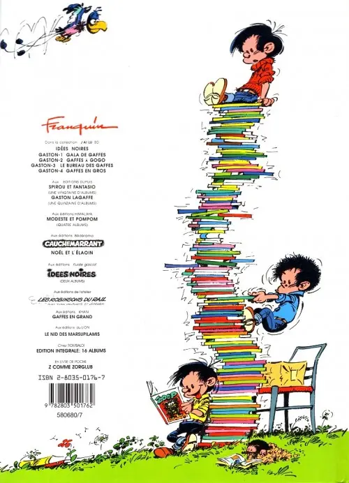 Verso de l'album Modeste et Pompon Tome 2 Non ! je ne m'énerve pas !