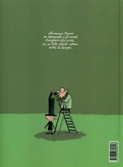 Verso de l'album Monsieur Forme