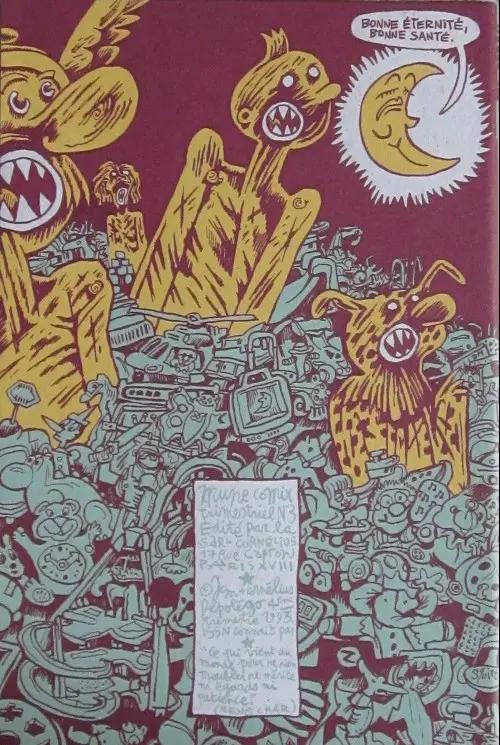 Verso de l'album Mune comix Tome 3