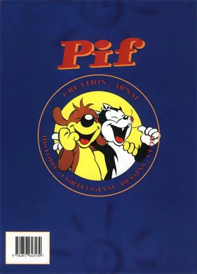 Verso de l'album Pif le chien Soleil Tome 3 L'armoire diabolique