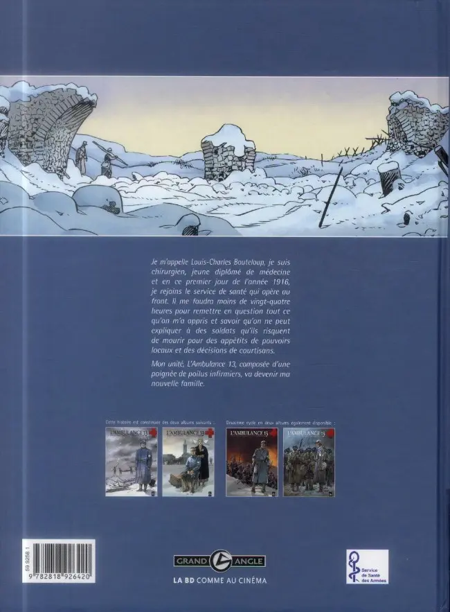 Verso de l'album L'Ambulance 13 Histoire complète Volume 1