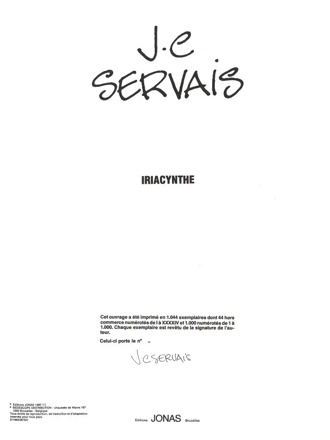 Autre de l'album Iriacynthe Tome 1
