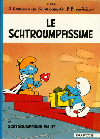 Couverture de l'album Les Schtroumpfs Tome 2 Le Schtroumpfissime (+ Schtroumpfonie en ut)