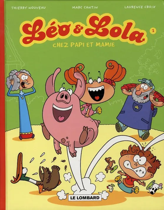 Couverture de l'album Léo & Lola Tome 2 Chez papi et mamie