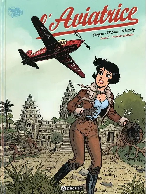 Couverture de l'album L'Aviatrice Tome 2 Aventures orientales