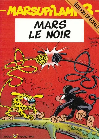 Couverture de l'album Marsupilami Tome 3 Mars le noir
