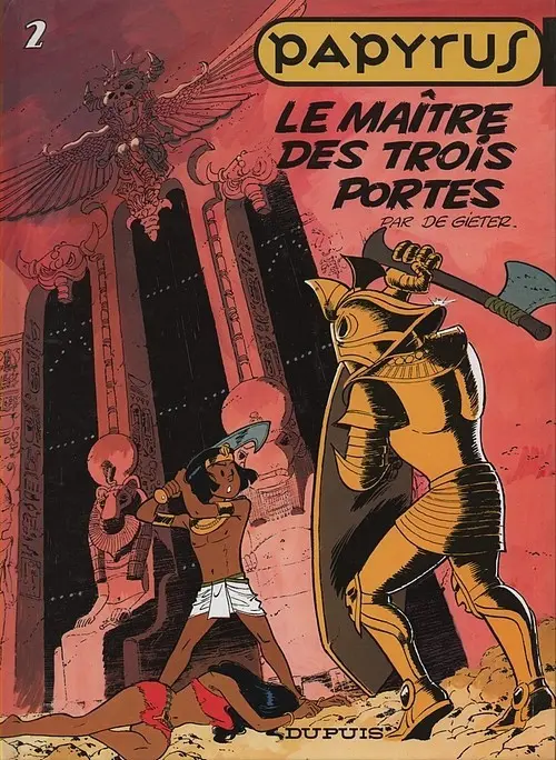 Couverture de l'album Papyrus Tome 2 Le maître des trois portes