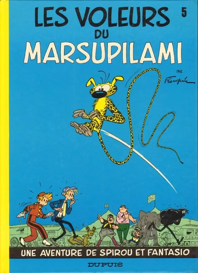 Couverture de l'album Spirou et Fantasio Tome 5 Les voleurs du Marsupilami