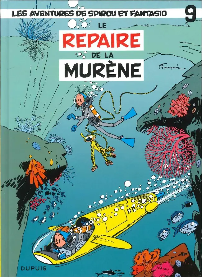 Couverture de l'album Spirou et Fantasio Tome 9 Le repaire de la murène