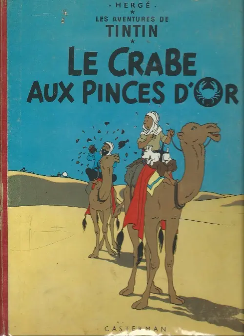 Couverture de l'album Tintin Tome 9 Le crabe aux pinces d'or