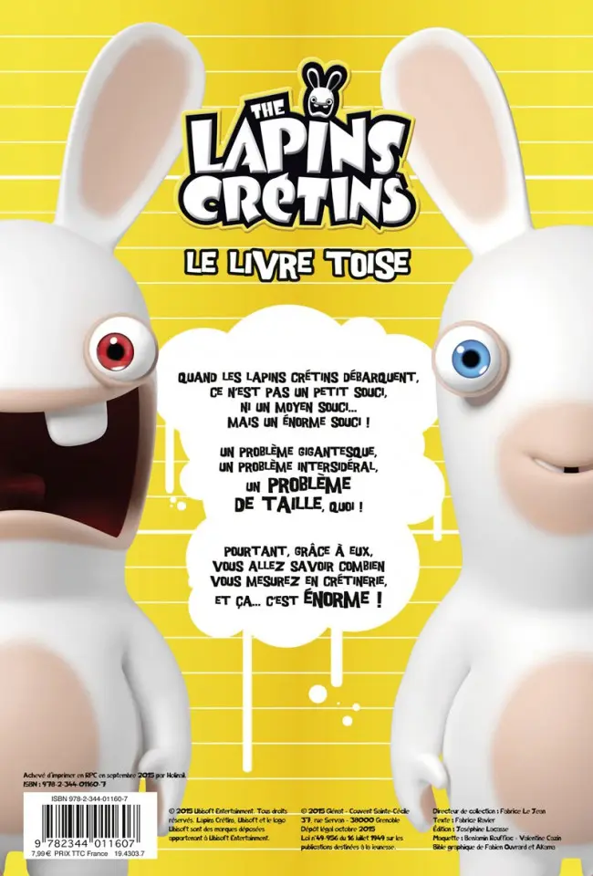 Couverture de l'album The Lapins crétins Livre Toise