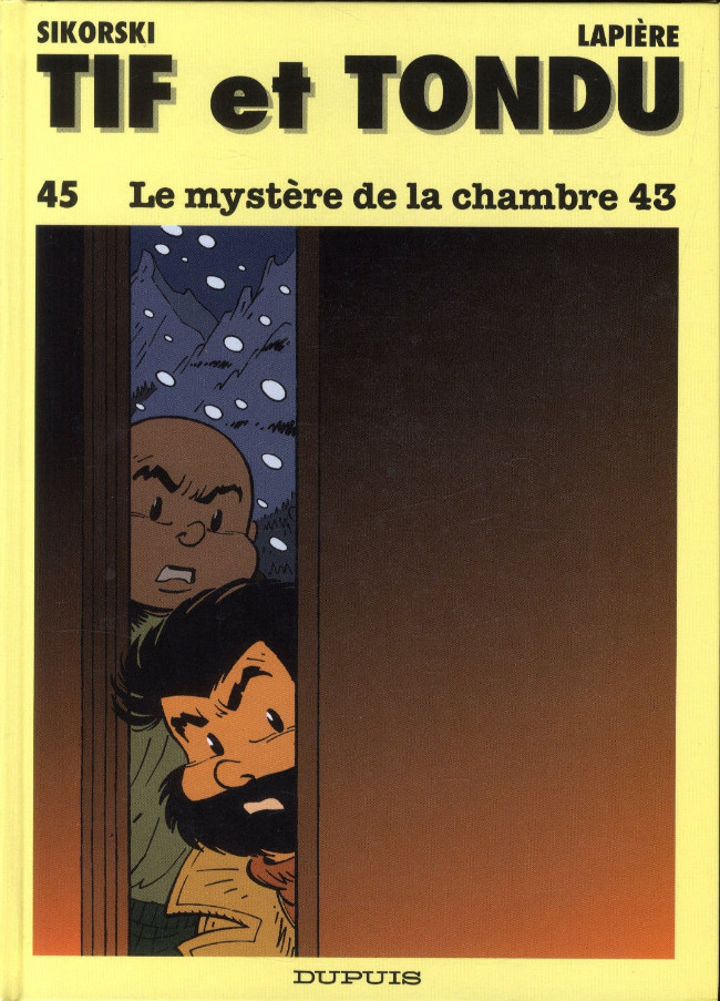 Couverture de l'album Tif et Tondu Tome 45 Le mystère de la chambre 43