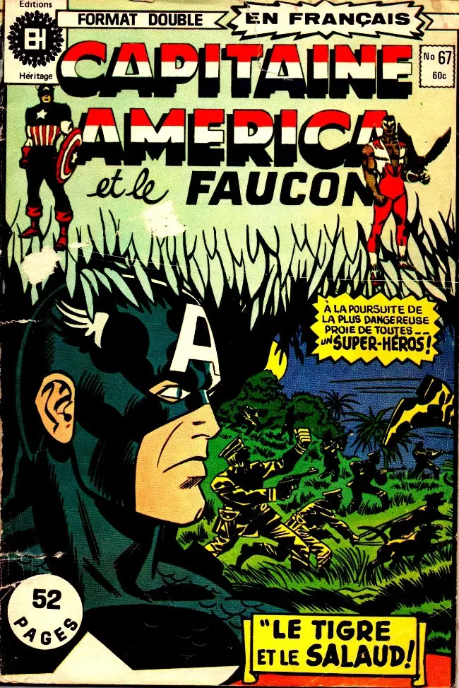 Couverture de l'album Capitaine America Tome 67 Le tigre et le salopard !!