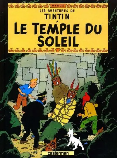Couverture de l'album Tintin Tome 14 Le temple du soleil