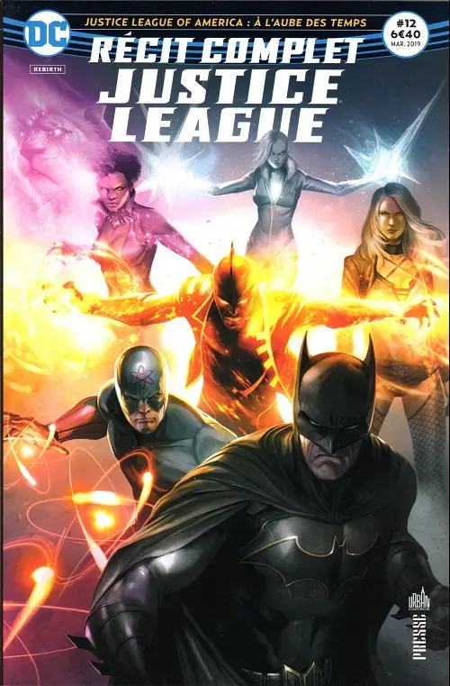 Couverture de l'album Justice League - Récit Complet #12 Justice League of America : À l'aube des temps