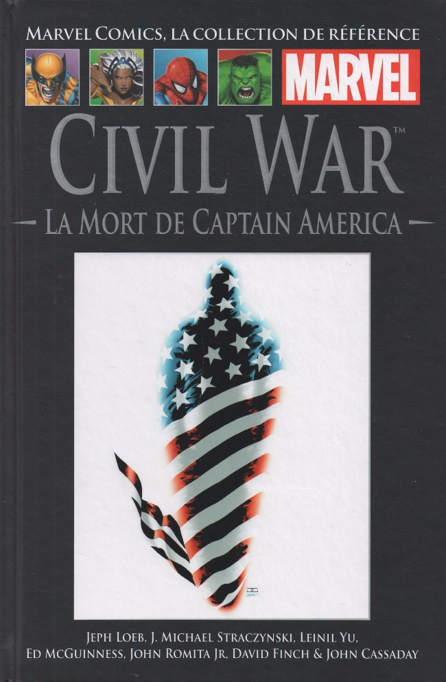 Couverture de l'album Marvel Comics - La collection de référence Tome 46 Civil War - La Mort de Captain America