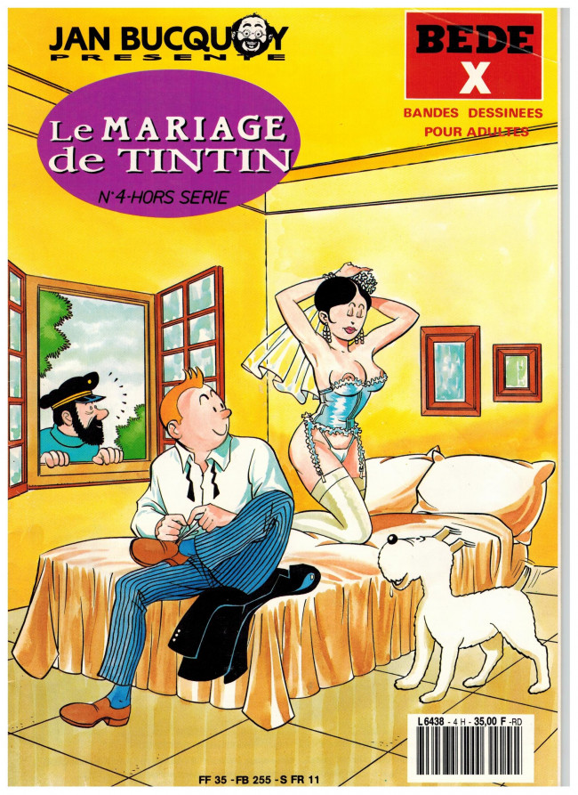 Couverture de l'album Tintin - Pastiches pour Adultes Le mariage de Tintin