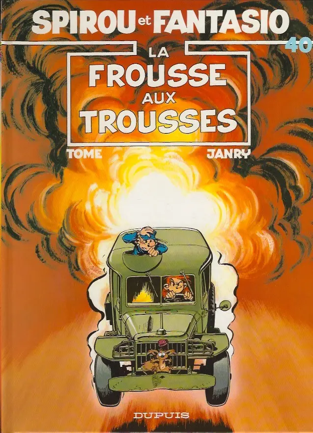 Couverture de l'album Spirou et Fantasio Tome 40 La Frousse aux trousses