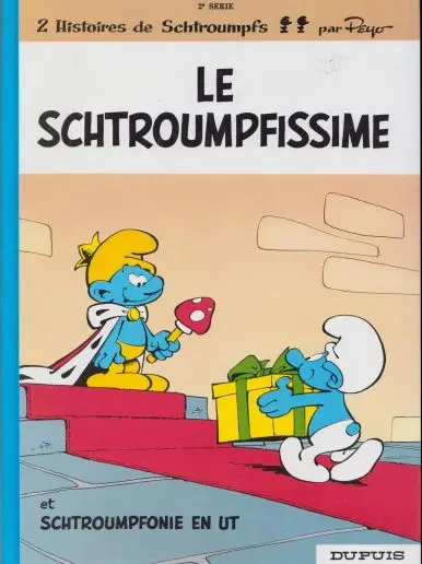 Couverture de l'album Les Schtroumpfs Tome 2 Le Schtroumpfissime