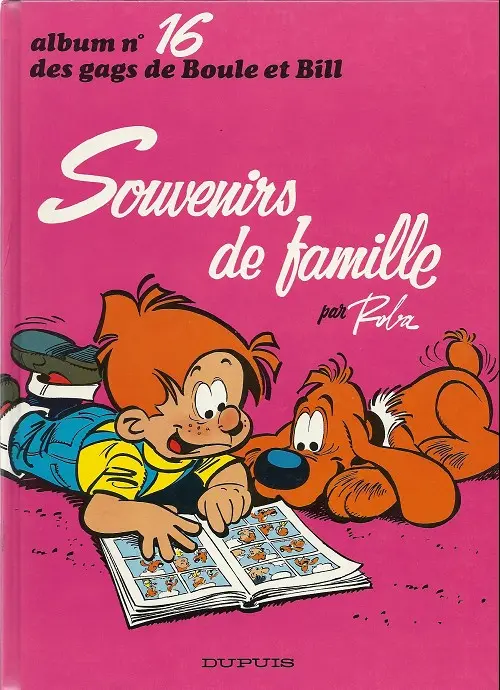 Couverture de l'album Boule & Bill Tome 16 Souvenirs de famille