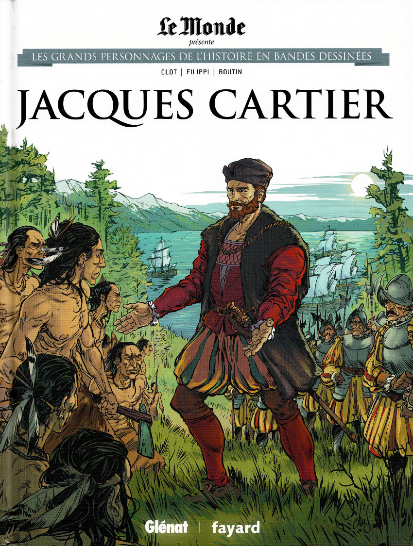 Couverture de l'album Les grands personnages de l'Histoire en bandes dessinées Tome 30 Jacques Cartier