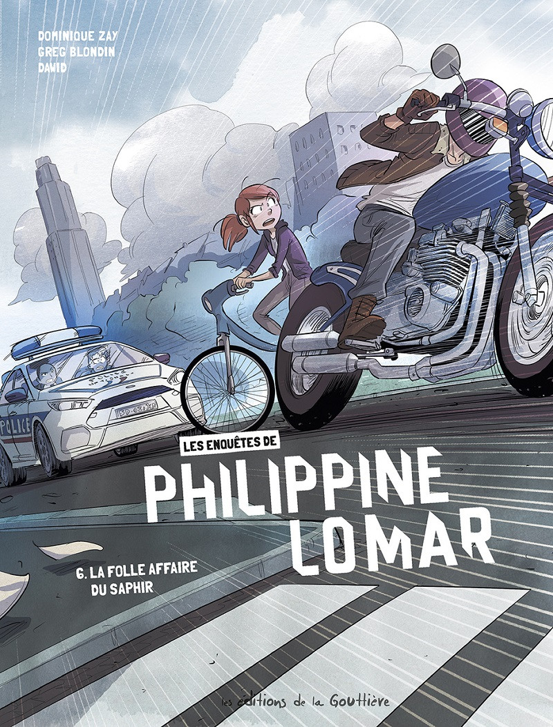 Couverture de l'album Les enquêtes polar de Philippine Lomar 6 La folle affaire du saphir