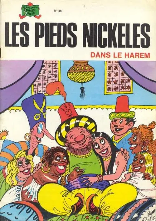 Couverture de l'album Les Pieds Nickelés Tome 86 Les pieds nickelés dans le harem