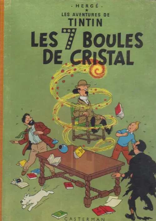 Couverture de l'album Tintin Tome 13 Les 7 boules de cristal