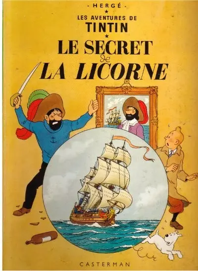 Couverture de l'album Tintin Tome 11 Le Secret de la Licorne