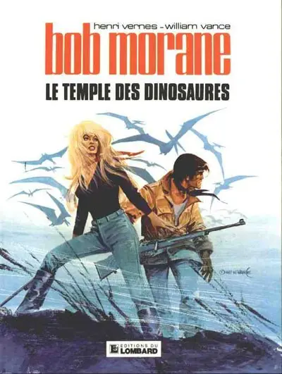 Couverture de l'album Bob Morane Tome 24 Le temple des dinosaures