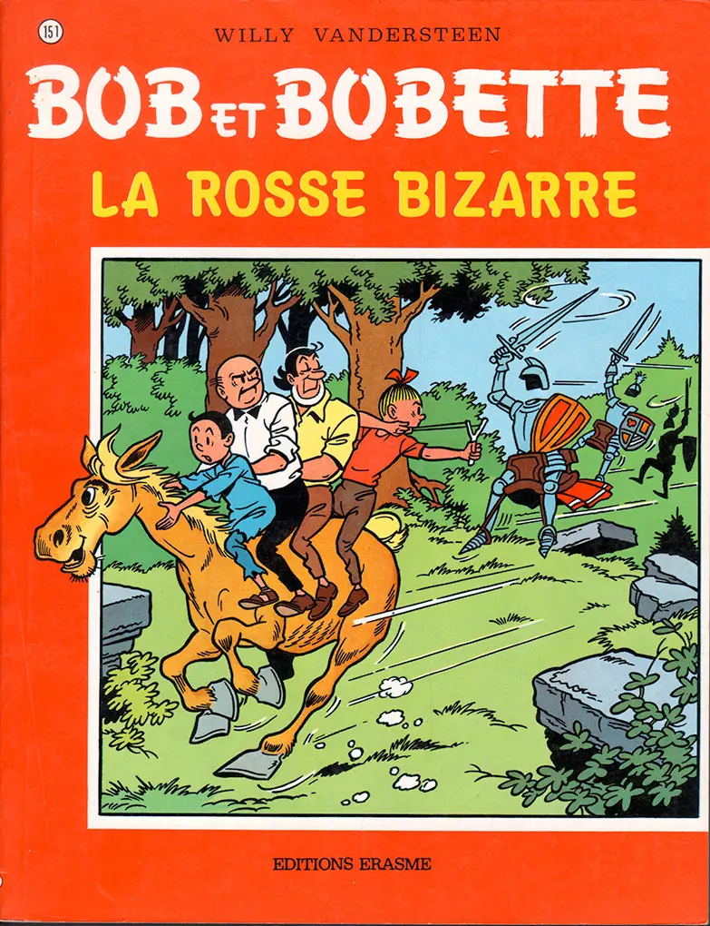 Couverture de l'album Bob et Bobette Tome 151 La rosse bizarre