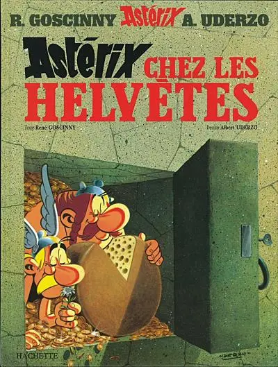 Couverture de l'album Astérix Tome 16 Astérix chez les helvètes