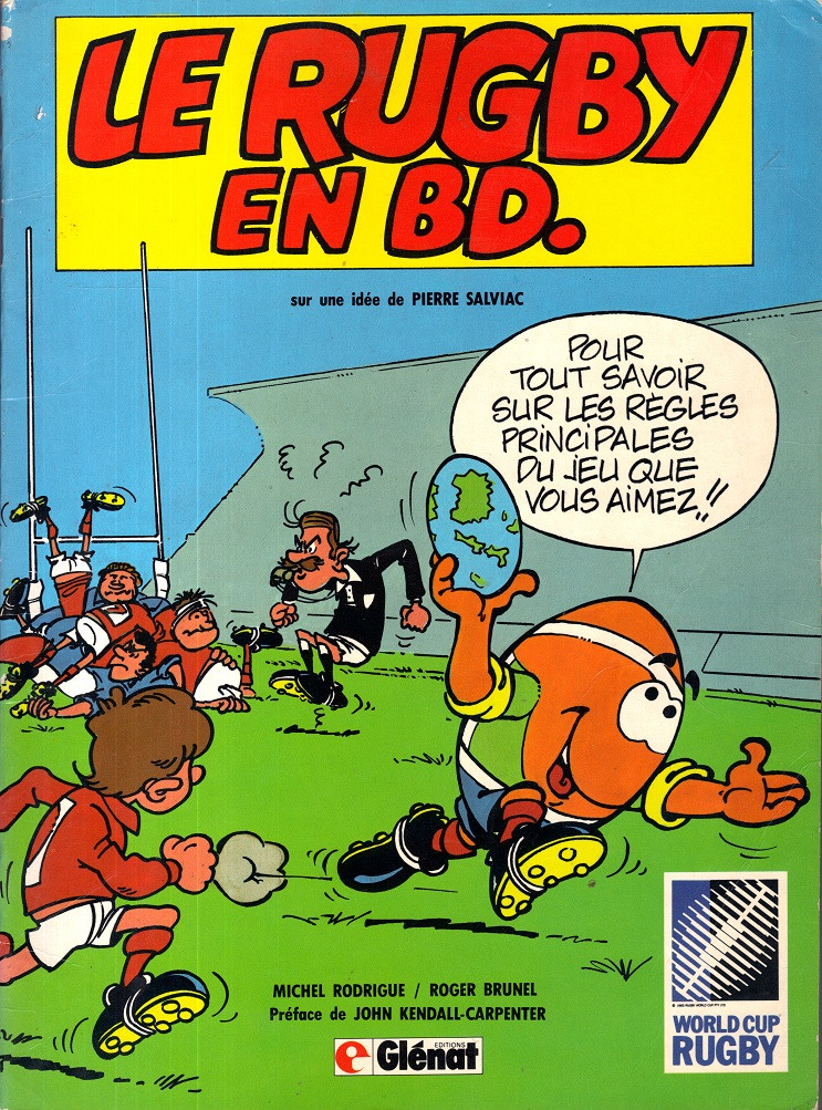 Couverture de l'album Le rugby en BD.
