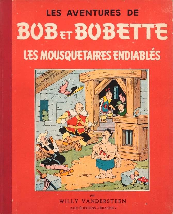Couverture de l'album Les Aventures de Bob et Bobette Tome 12 Les mousquetaires endiablés